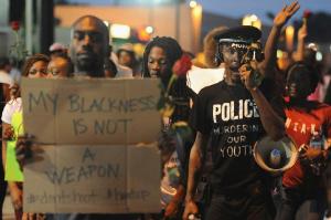 Scenes from Ferguson, MO. Photo courtesy: Michael B. Thomas, Agency France Presse. 